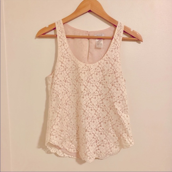 Aritzia Talula Betty Light Pink Lace Tank - Picture 3 of 7